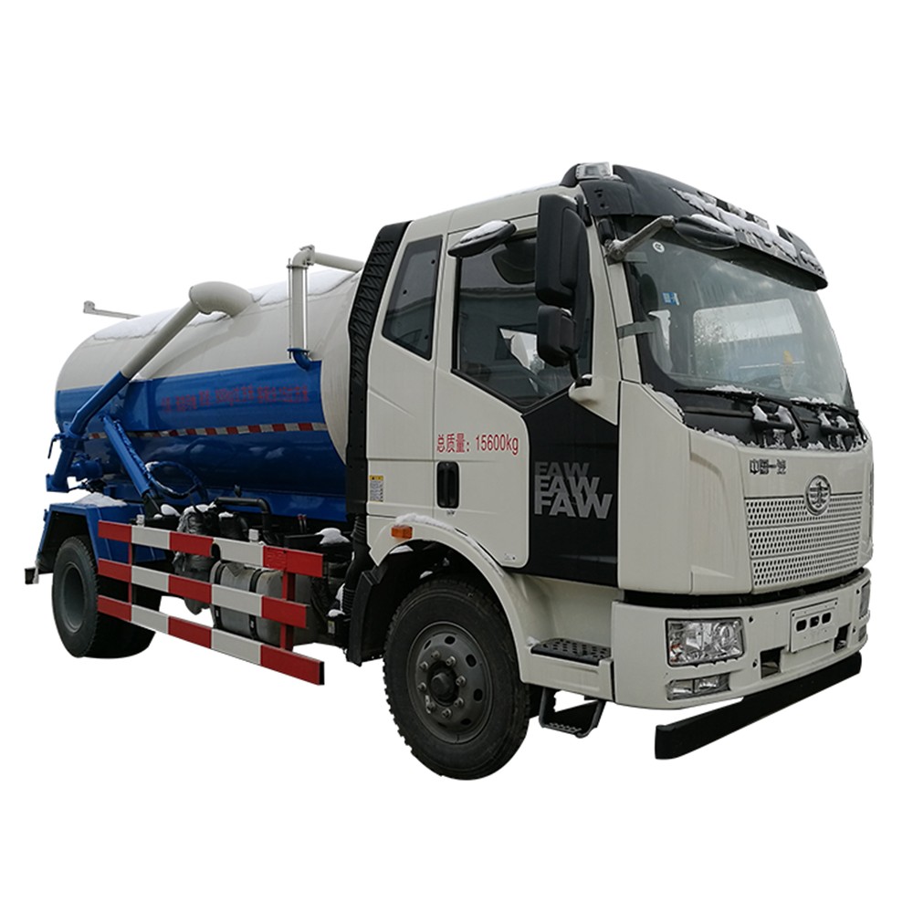 Faw 12 Cbm वैक्यूम सक्शन ट्रक