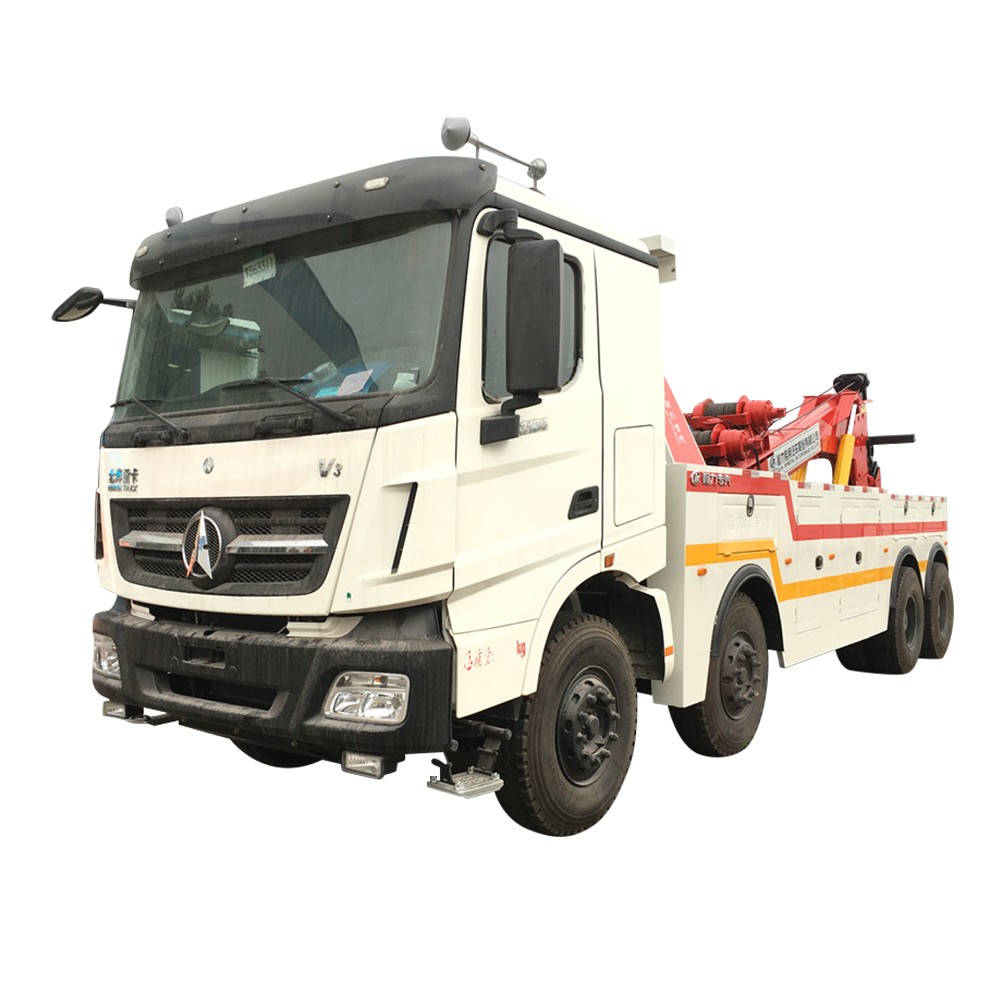 12 व्हील 50 टन हैवी ड्यूटी Wrecker ट्रक